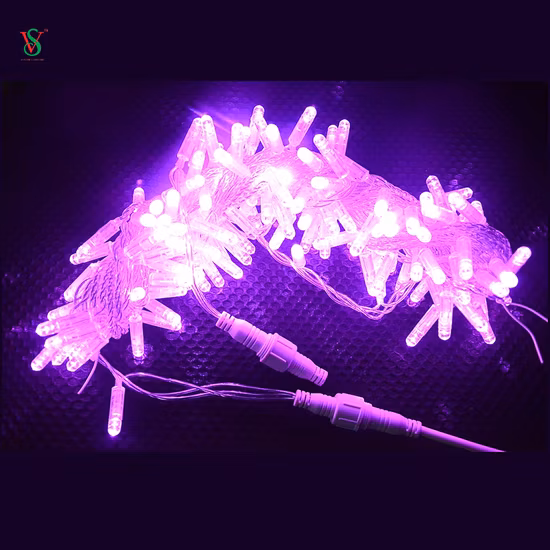 10м 20м светодиодный гирляндный светильник на открытом воздухе водонепроницаемый для украшения рождественской елки, свадебной вечеринки